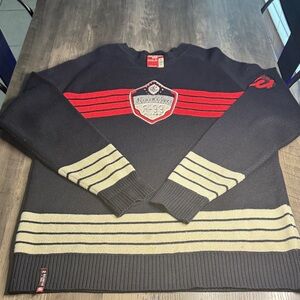 Vintage 90s Rocawear Black and Red Crewneck Sweater